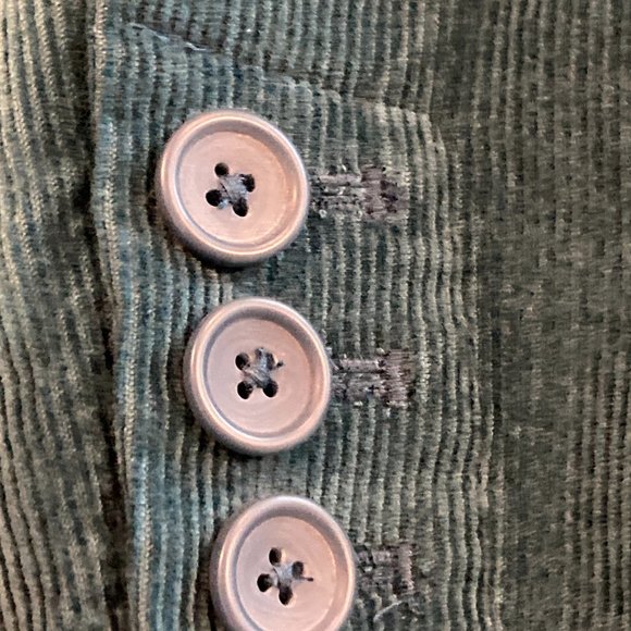 Talbots Corduroy Jacket, Teal, Size 8 petite - Picture 4 of 5